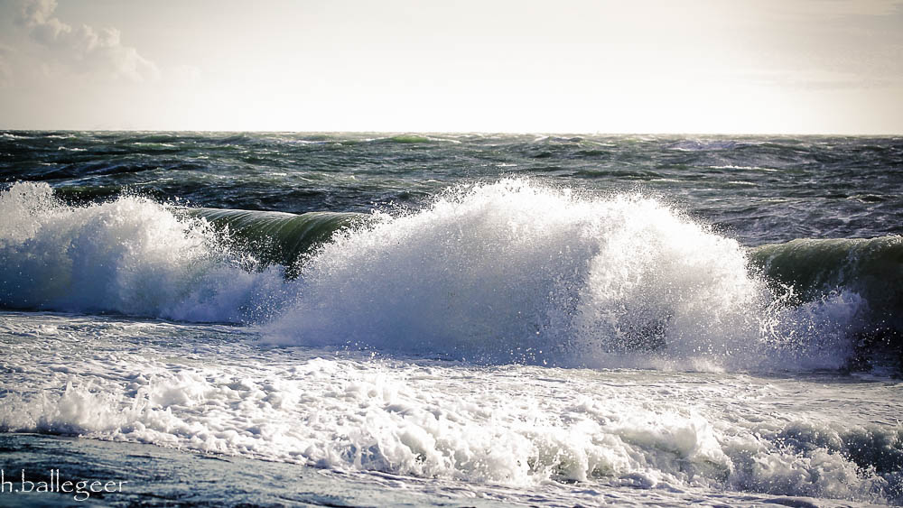 Wellen an der Nordsee