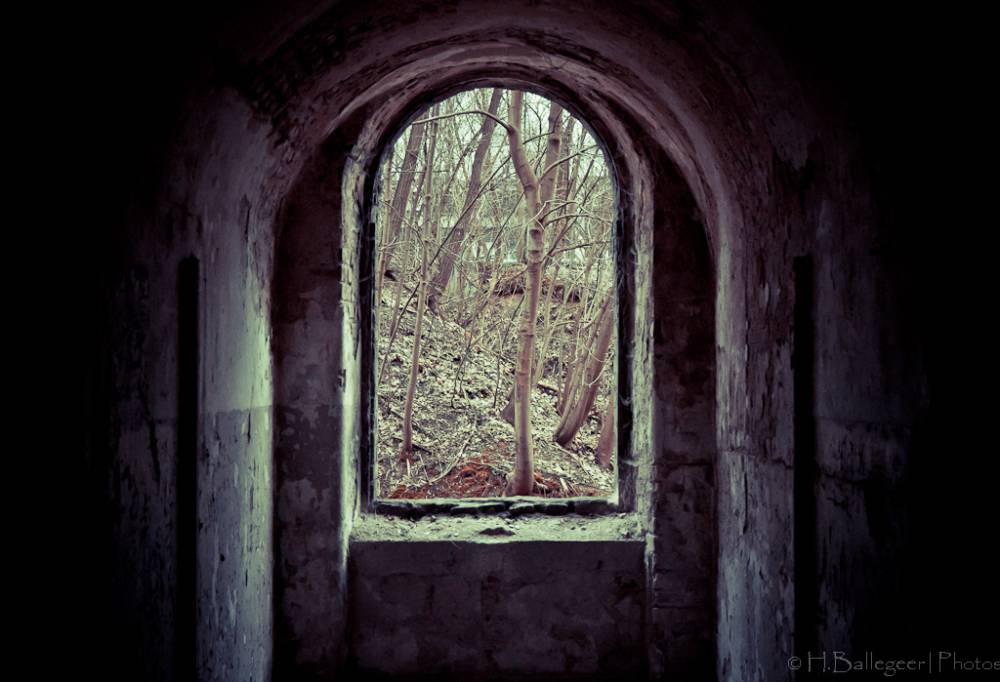 alte Kammer mit Ausblick